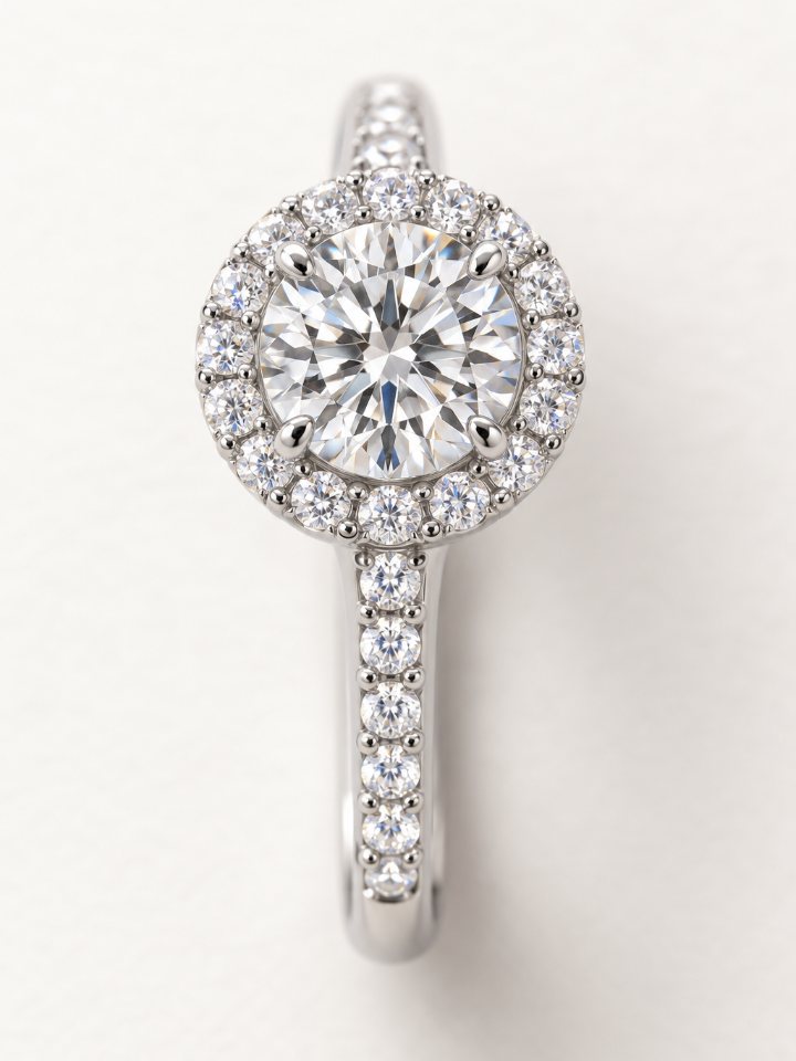 The same ring seen from above