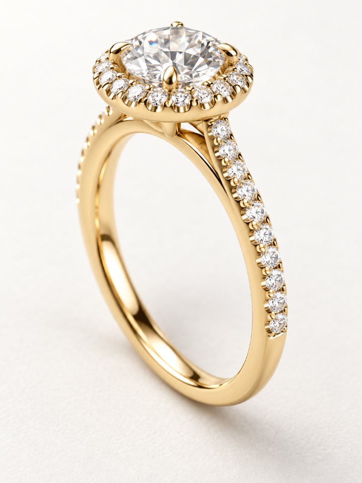 The same ring in yellow gold